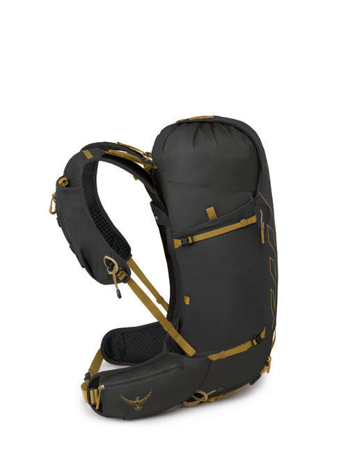 OSPREY TALON VELOCITY 30 туристическа раница, тъмен антрацит/tumbleweed жълт