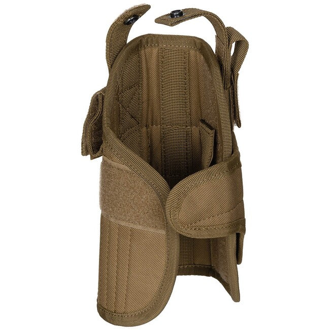 MFH MOLLE бедрен дясностранен кобур за оръжие, койот тен
