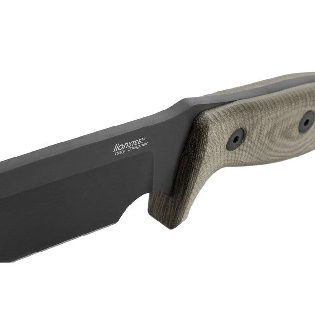 Lionsteel M7B CVG кама за приключения с черно острие
