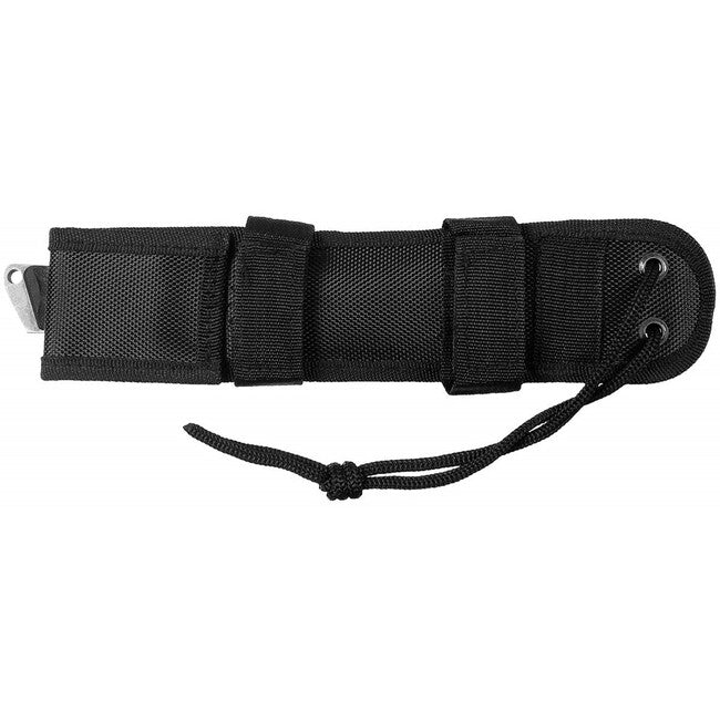 Fox Outdoor Fighter нож, черен, дръжка G10, с калъф