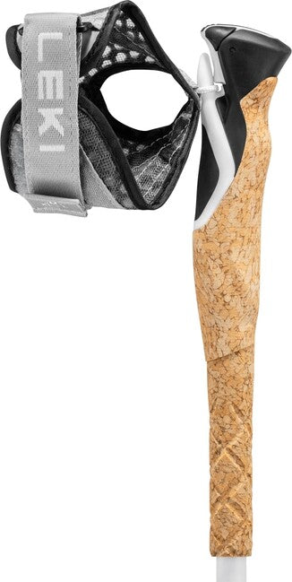 LEKI Cross Trail FX Superlite туристически пръти, бяла-envy зелена-черна, 110 - 130 cm