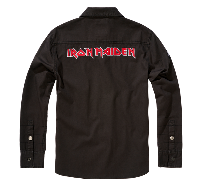 Brandit Iron Maiden Luis риза, черна