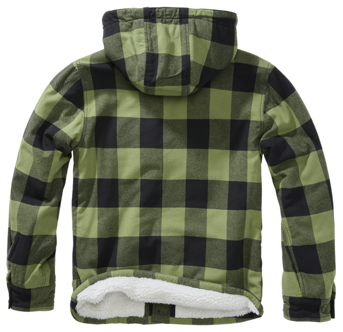 Brandit Lumber яке с качулка, черно/маслинено