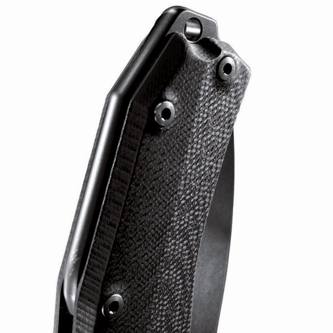Lionsteel KUR джобен нож със сечиво Sleipner BK, много здрав, черен