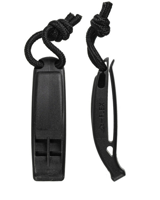 Mil-Tec Molle тактически свирка, черна
