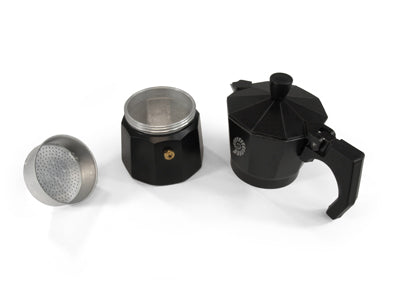 Origin Outdoors Espresso кафеварка за 6 чаши, черна