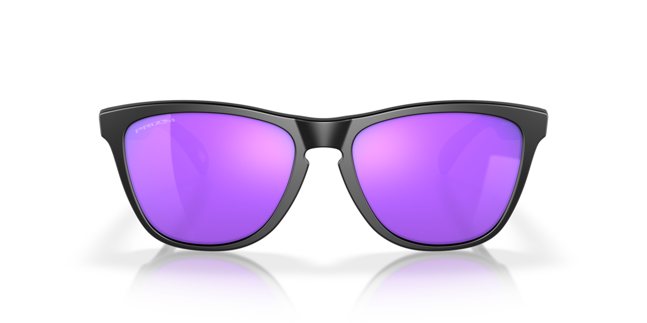 Oakley FROGSKINS слънчеви очила с рамка Matte Black и със стъкла Prizm Violet, 55