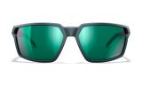Wiley X Sierra слънчеви очила Captivate Polarized, мат графит, зелено огледало