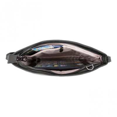 Travelon Parkview Small чанта през рамо против кражба Crossbody, кафява