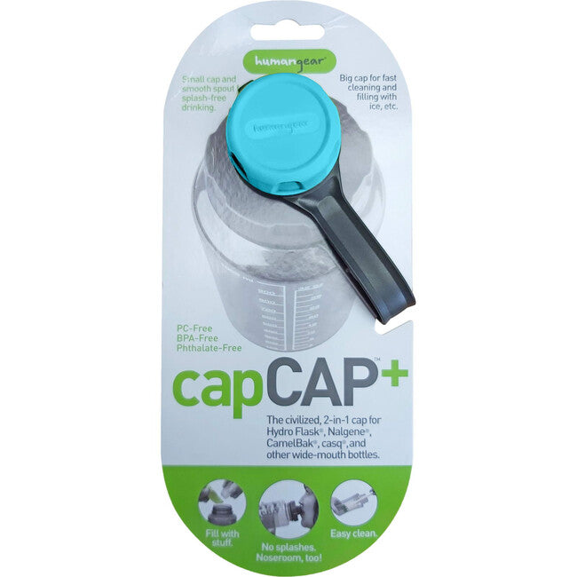 Humangear capCAP+ капак за бутилка за диаметър 5,3 cm, светлосин