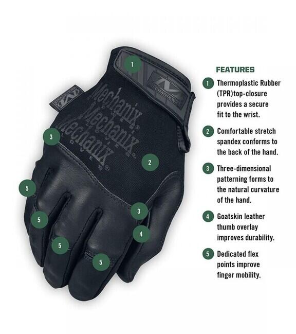 Mechanix Wear Recon ръкавици, черни
