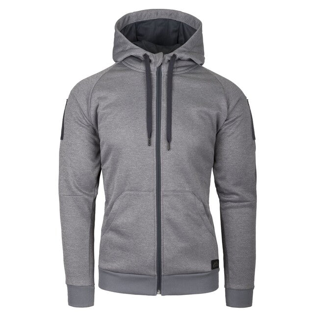 Helikon-Tex URBAN TACTICAL HOODIE суитшърт с цип, Melange сиво