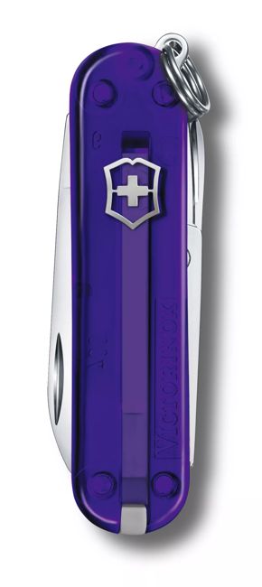 Victorinox Classic SD Джобен нож прозрачен лилав