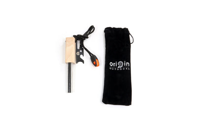 Origin Outdoors Firesteel огниво 2 в 1, кафяво