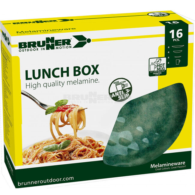 Brunner Lunch Box Venetian Set готварски комплект за кампување, зелен