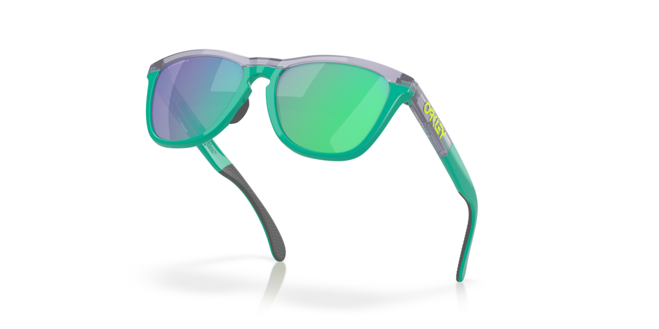 Oakley FROGSKINS RANGE слънчеви очила с рамка Trans Lilac/Celeste и лещи Prizm Jade, 55