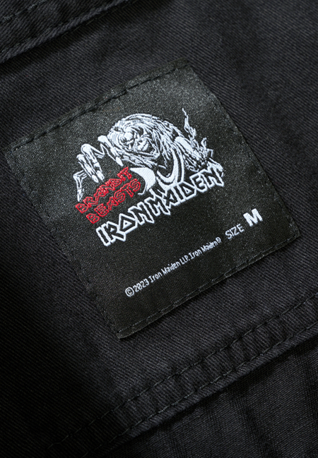 Brandit Iron Maiden NOTB винтидж риза без ръкави, черна