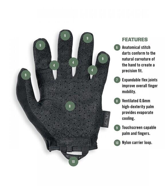 Mechanix Wear Vent Specialty ръкавици, черни