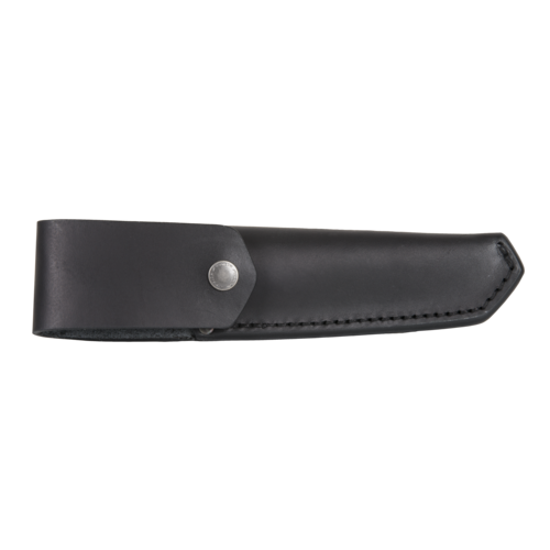 Morakniv Garberg открит нож с кожен калъф, черен