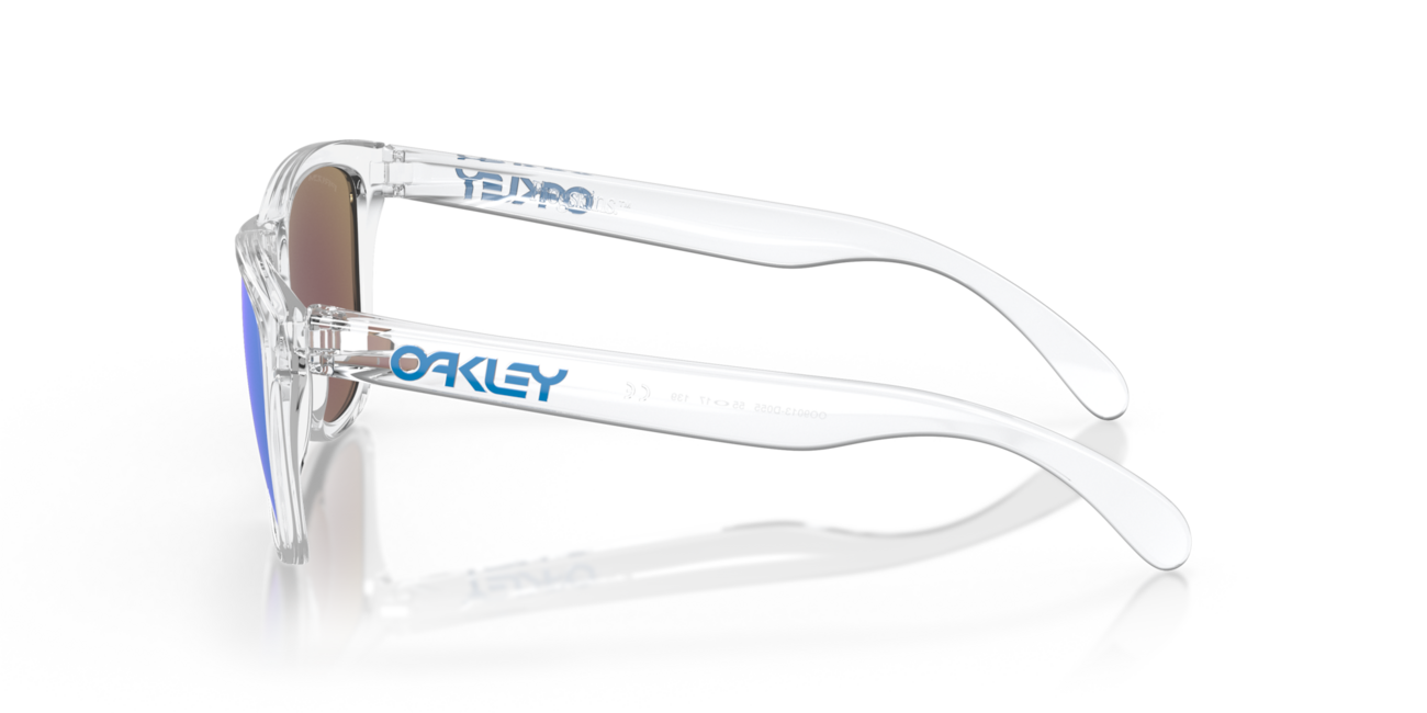 Oakley FROGSKINS слънчеви очила с рамка Crystal Clear и със стъкла Prizm Sapphire Iridium 55