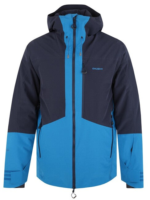 HUSKY Gomez men's ski jacket, black/blue