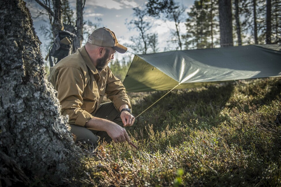 Helikon-Tex Преносима палатка Полиестер Ripstop, PL Woodland