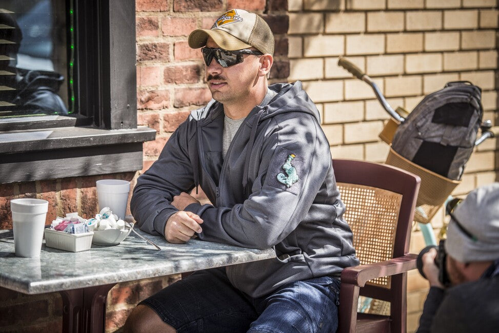 Helikon-Tex URBAN TACTICAL HOODIE суитшърт с цип, Melange сиво