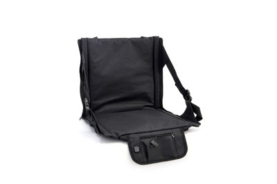 Origin Outdoors компактно отопляемо седалище, черно