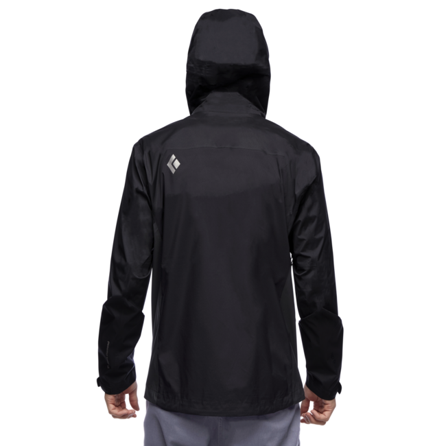 Black Diamond Stormline Stretch Rain Shell непромокаемо яке, черно