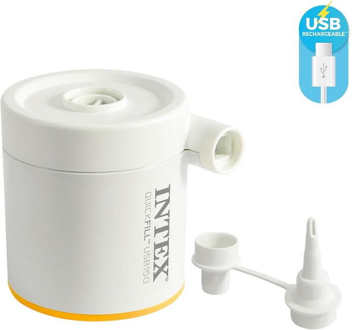Intex Twin Dura-Beam надуваем матрак за кампиране