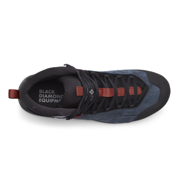 Black Diamond Mission Mid кожени обувки мъжки Waterproof Approach, eclipse-червено rock
