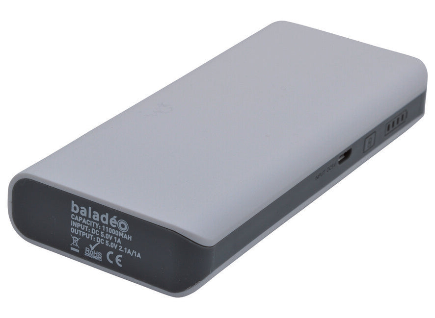 Baladeo PLR905 пауърбанк S11000 2x USB, бяла