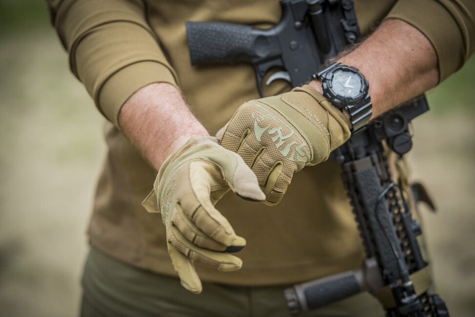 Helikon-Tex Range Tactical ръкавици, койот / адаптивно зелено