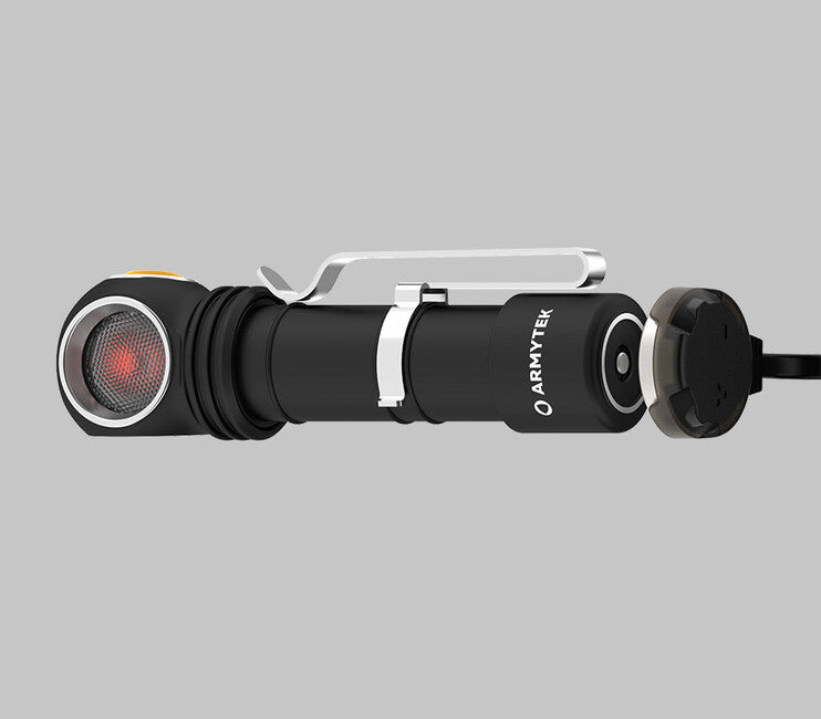 ArmyTek Wizard C2 WR фенер за глава LED с магнитен държач захранване от акумулатор 1100 lm 3 h 65 g, бяло & червено