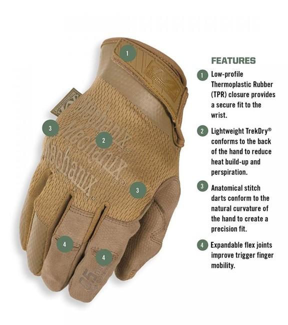Mechanix Wear Specialty 0,5 ръкавици, койот