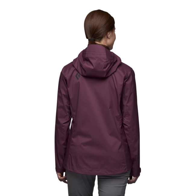 Black Diamond Stormline Stretch Rain Shell непромокаемо яке дамско, черница