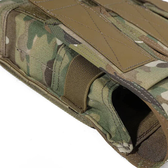 Emersongear Battlefield тройно калъф за магазини 500D 7.62, A-TACS листажно зелено