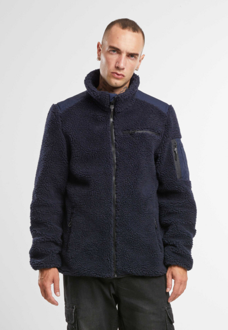 Brandit Ramble яке флисов мъжко Teddyfleece, тъмносиньо
