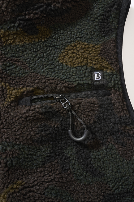 Brandit Teddyfleece елек флисов, горски камуфлаж