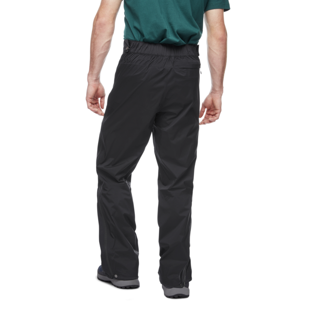 Black Diamond Stormline Stretch Full Zip Rain водоустойчиви панталони мъжки, черни