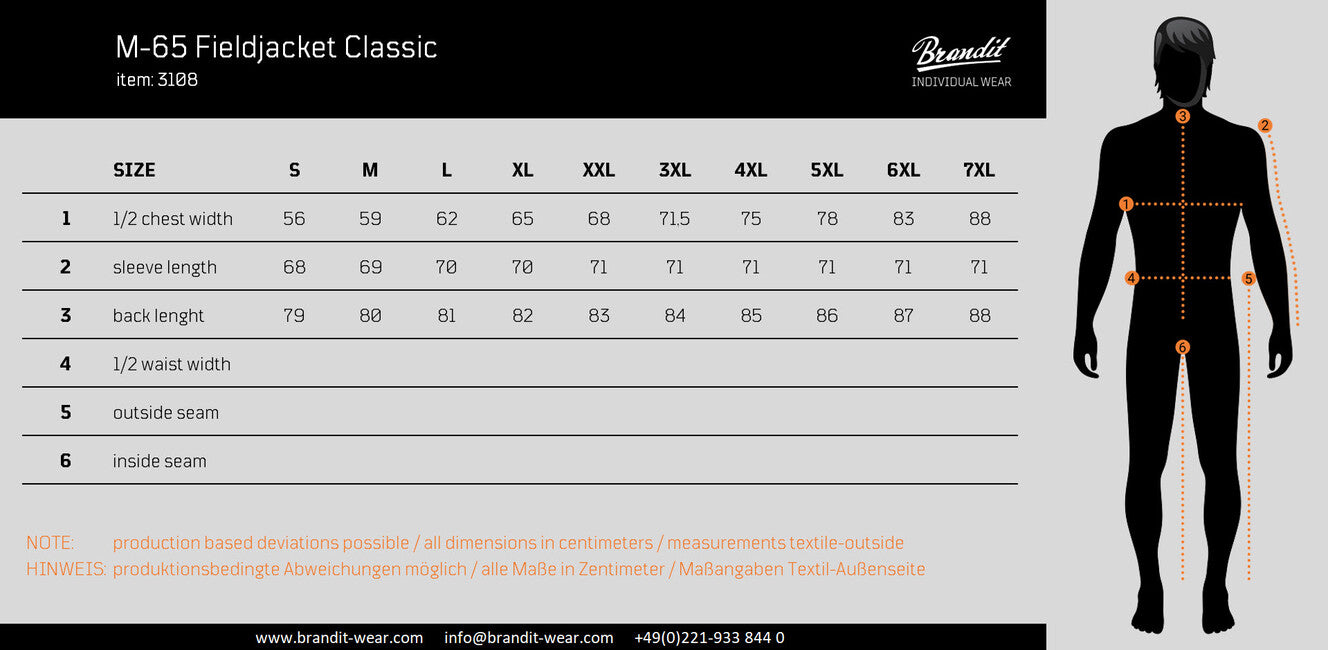 Brandit M65 Classic преходна яке, флектарн