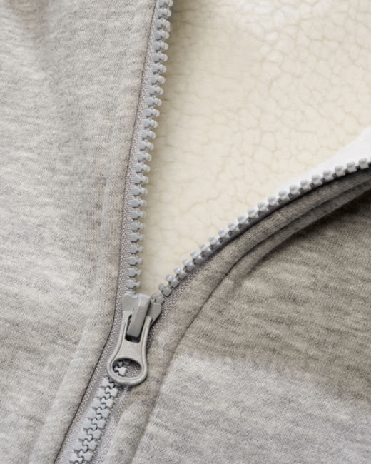 Brandit Sweatjacket суитшърт с качулка мъжки с топла подплата Teddylining, сив меланж