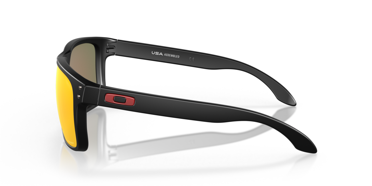 Oakley HOLBROOK XL слънчеви очила с рамка Matte Black и лещи Prizm Ruby, 59