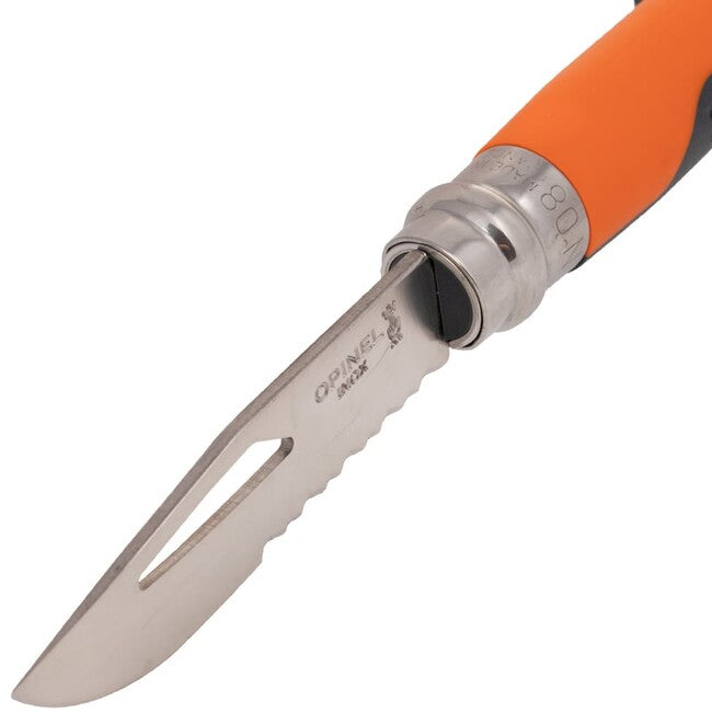 Opinel VRI N°08 сгъваем нож Inox Outdoor, оранжев