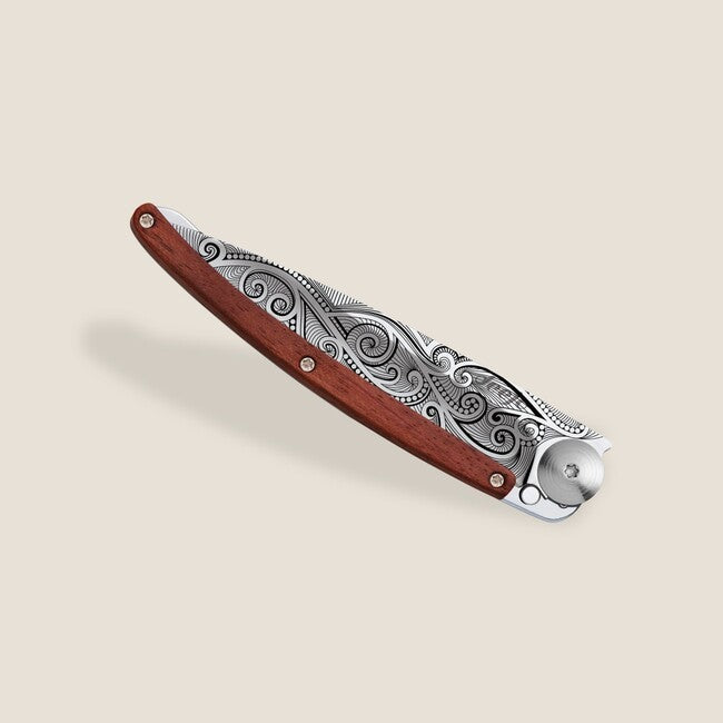 Deejo Tattoo Mirror сгъваем нож коралово дърво Pacific