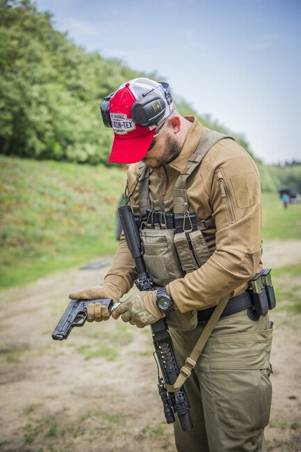 Helikon-Tex Range Tactical ръкавици, черни / сенчесто сиво