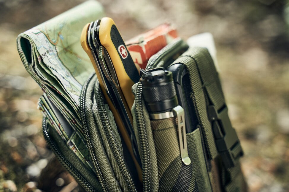 Brandit Molle Functional торбичка, тъмен камуфлаж