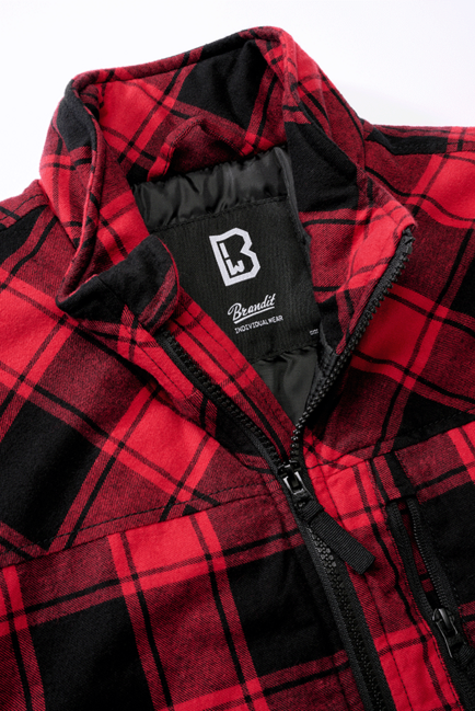 Brandit Lumber Vest, Red/Black