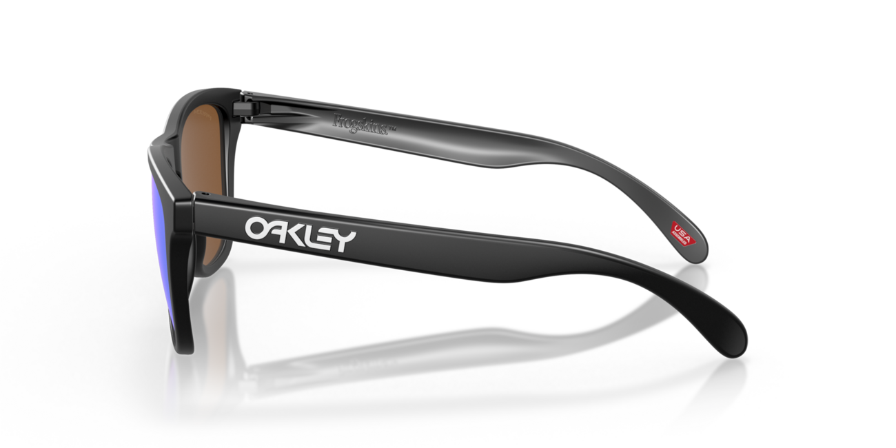 Oakley FROGSKINS слънчеви очила с рамка Matte Black и със стъкла Prizm Violet, 55
