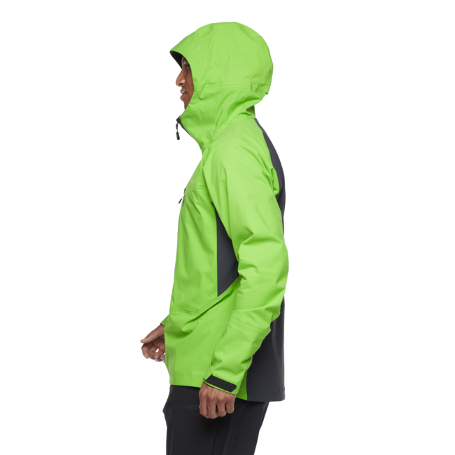 Black Diamond Dawn Patrol Hybrid Shell преходна яке, мъжко, ярко зелено